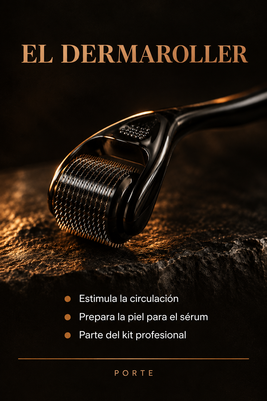 PORTE™ Kit Barba, qué hace el dermaroller
