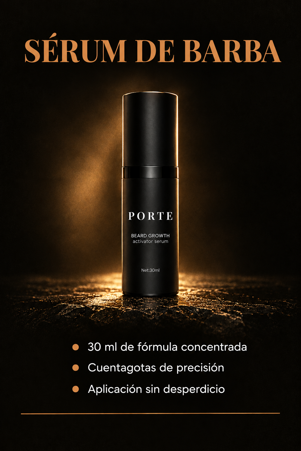 PORTE™ Kit Barba, qué hace el sérum