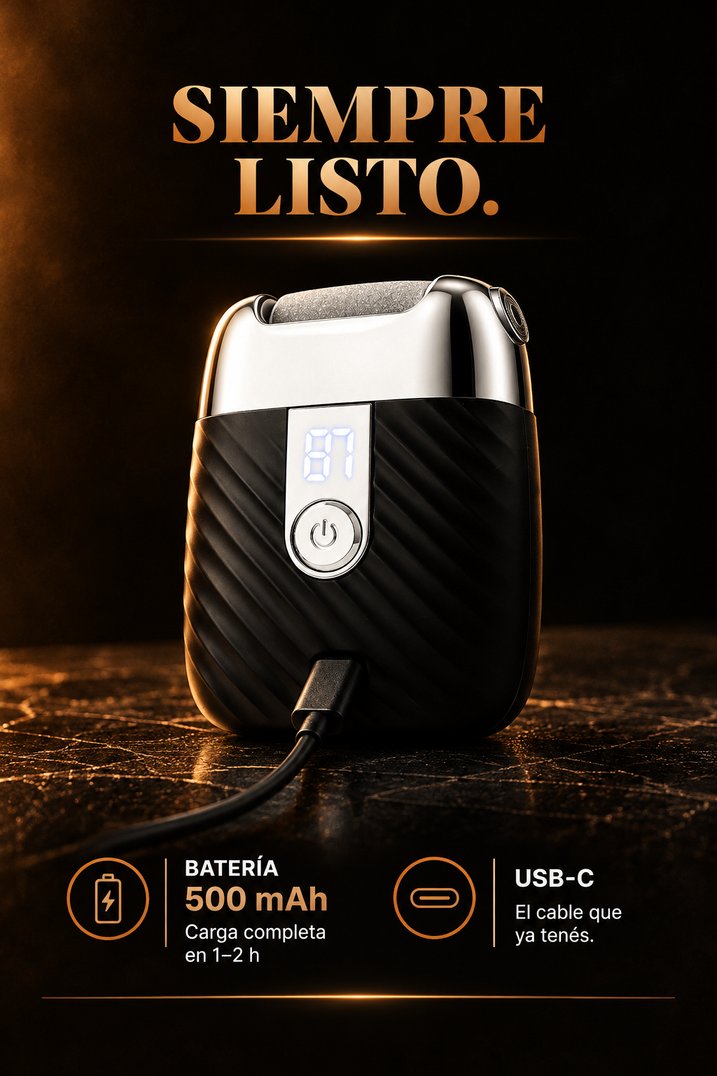 PORTE™ lima eléctrica para pies, autonomía y carga