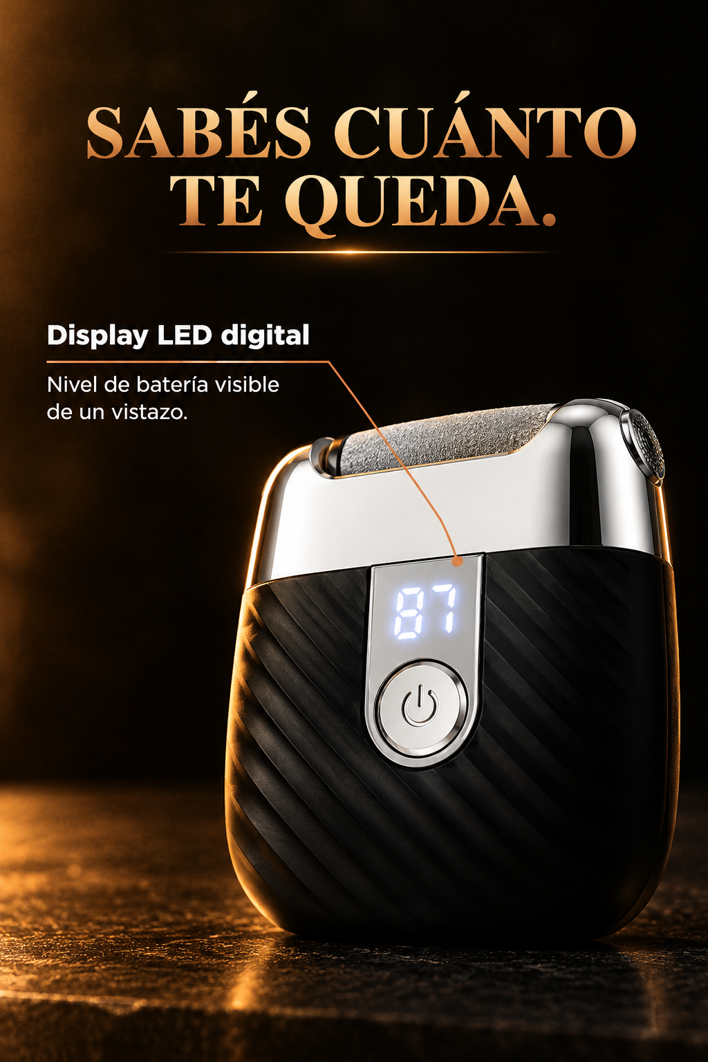 PORTE™ lima eléctrica para pies, pantalla digital de batería