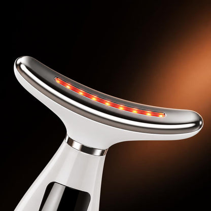Detalle del cabezal LED del masajeador PORTE