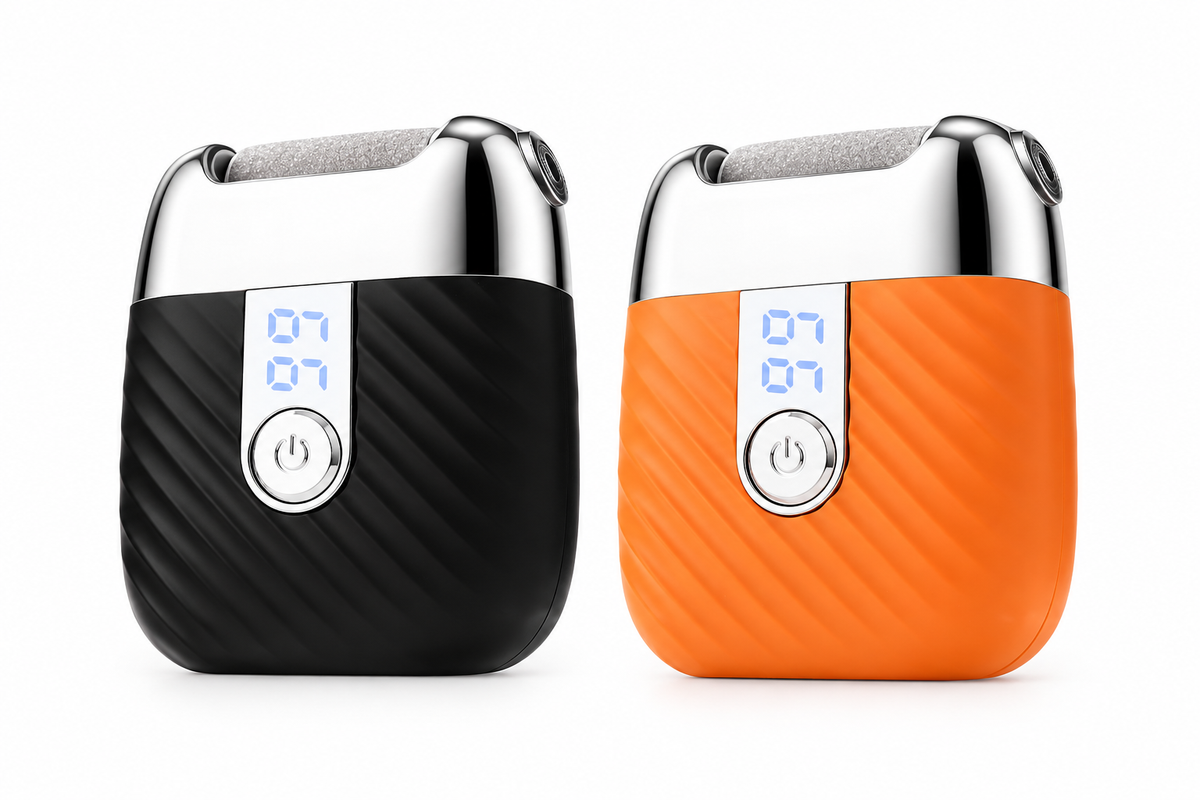PORTE™ lima eléctrica para pies, pack de 2 unidades